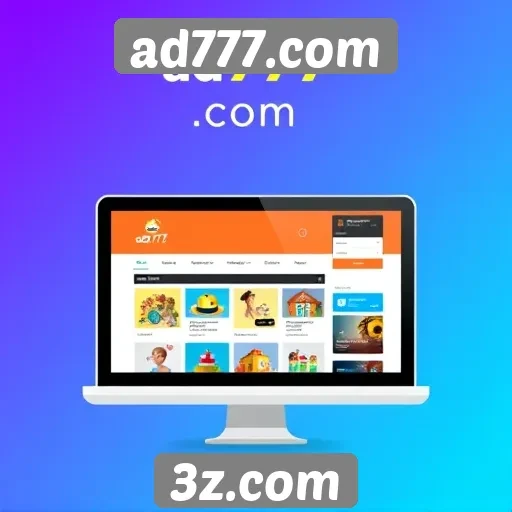 Interface do usuário do site ad777.com analisada