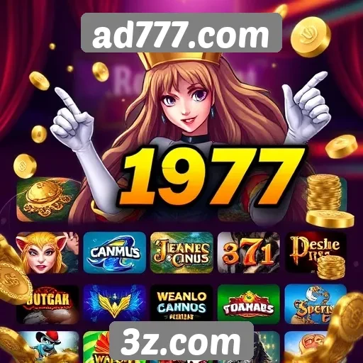Variedade de jogos disponíveis no site ad777.com